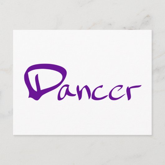 Dancer Briefkaart (Voorkant)