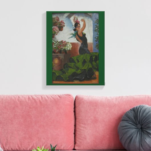 Dancer Canvas Afdruk (Insitu (Woonkamer))