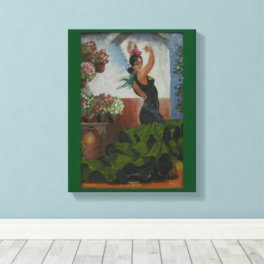 Dancer Canvas Afdruk (Insitu (Houten vloer))