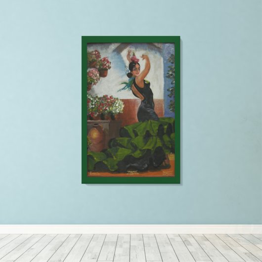 Dancer Canvas Afdruk (Insitu (Houten vloer))