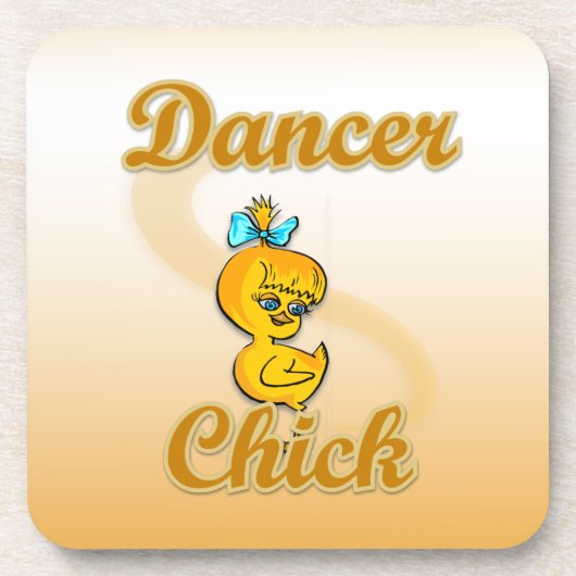Dancer Chick Bier Onderzetter (Voorkant)