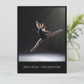 Dancer Choreographer Comp Card 5 Photo Headshot Kaart (Staand voorkant)