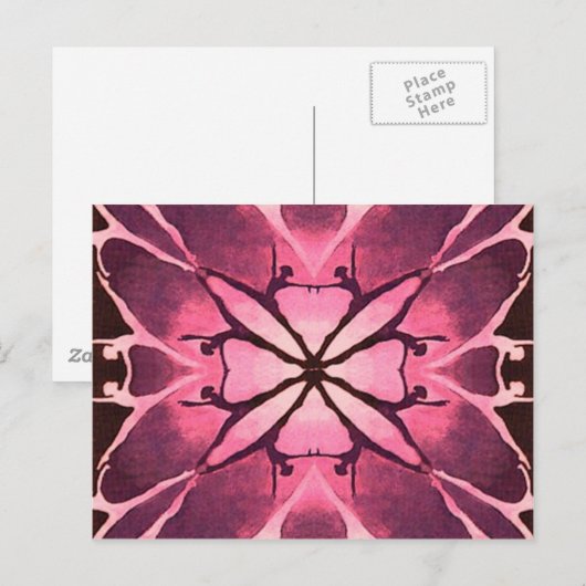 Dancer (Cranberry) Briefkaart (Voorkant / Achterkant)