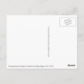 Dancer Dancer zwaaien in Green Edgar Degas Briefkaart (Achterkant)