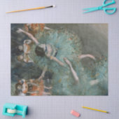 Dancer Dancer zwaaien in Green Edgar Degas Tissuepapier (Craft)