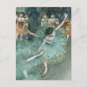 Dancer (danser in groen) Edgar Degas Briefkaart