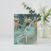Dancer (danser in groen) Edgar Degas Briefkaart (Staand voorkant)