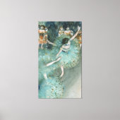 Dancer (danser in groen) Edgar Degas Canvas Afdruk (Voorkant)