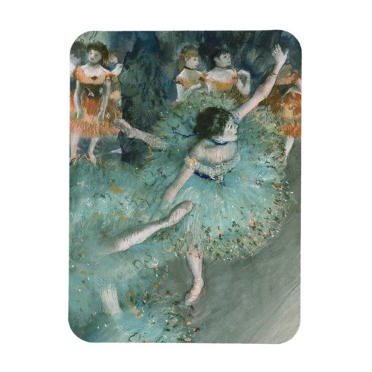 Dancer (danser in groen) Edgar Degas Magneet (Verticaal)