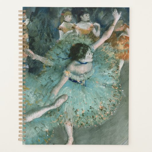 Dancer (danser in groen) Edgar Degas Planner (Voorkant)