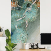 Dancer (danser in groen) Edgar Degas Poster (Thuiskantoor)