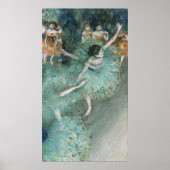 Dancer (danser in groen) Edgar Degas Poster (Voorkant)