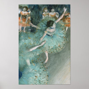 Dancer (danser in groen) Edgar Degas Poster
