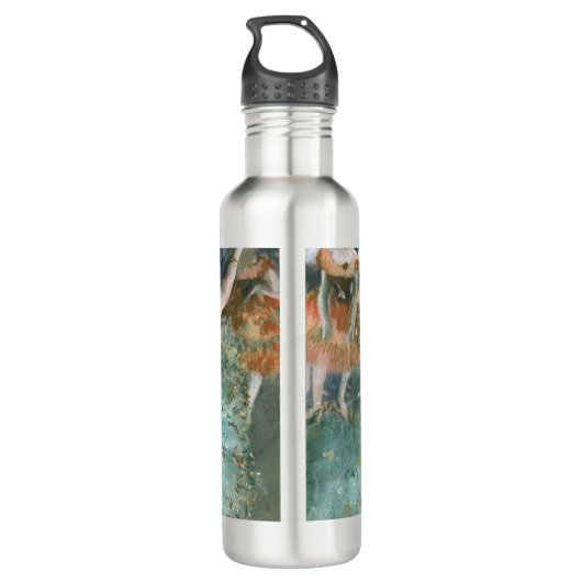 Dancer (danser in groen) Edgar Degas Waterfles (Achterkant)