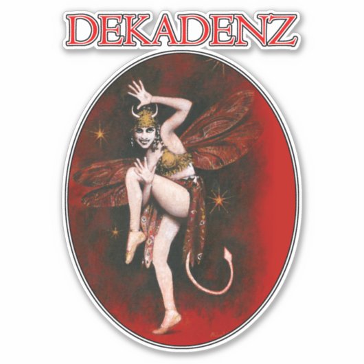  Dancer Die Cut Sticker (Voorkant)