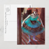 Dancer die haar kleedkamer verlaten door Degas Briefkaart (Voorkant / Achterkant)