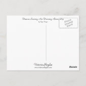 Dancer die haar kleedkamer verlaten door Degas Briefkaart (Achterkant)