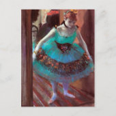 Dancer die haar kleedkamer verlaten door Degas Briefkaart (Voorkant)