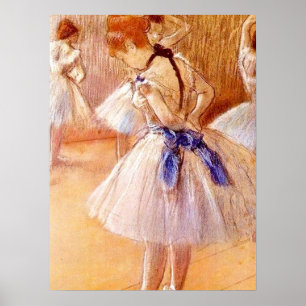 Dancer door Degas Poster