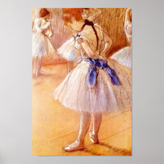 Dancer door Degas Poster