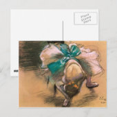DANCER, EDGAR DEGAS BRIEFKAART (Voorkant / Achterkant)