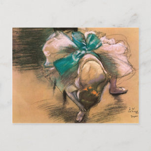 DANCER, EDGAR DEGAS BRIEFKAART