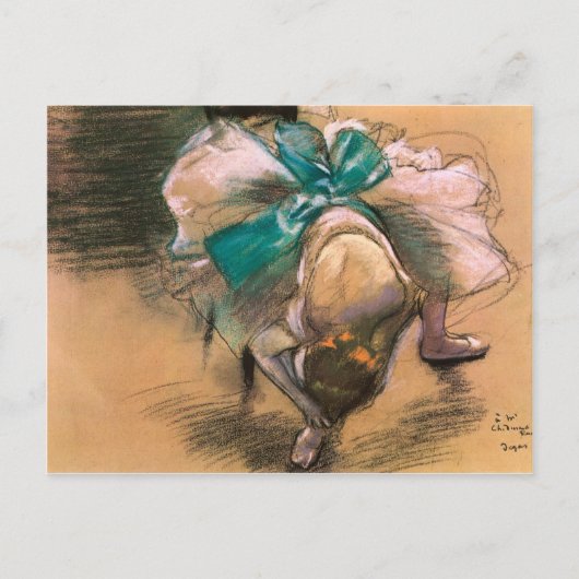 DANCER, EDGAR DEGAS BRIEFKAART (Voorkant)