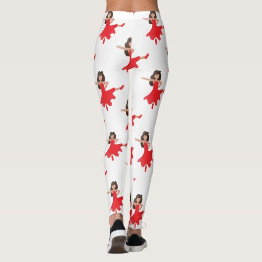 Dancer emoji leggings (Achterkant)