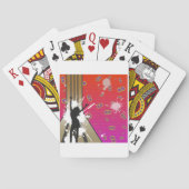 Dancer en gitaar pokerkaarten (Achterkant)