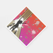 Dancer en gitaar servet (Hoek)