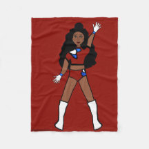 Dancer Fleece Deken Berry & Blauw 2