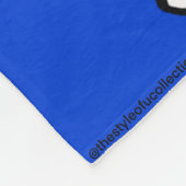 Dancer Fleece Deken Geel & Blauw 2 (Hoek)