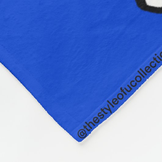 Dancer Fleece Deken Geel & Blauw 2 (Hoek)