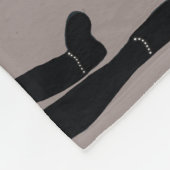 Dancer Fleece Deken Rook & Zwart (Hoek)