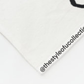 Dancer Fleece Deken Sinaasappel & Zwart 2 (Hoek)