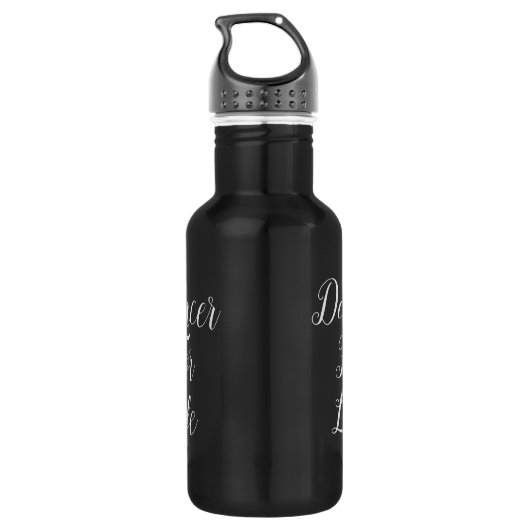 Dancer for Life Water Fles | Overweging Cadeau (Achterkant)