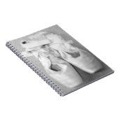 Dancer Gift Ballet Slippers Notitieboek (Rechterzijde)