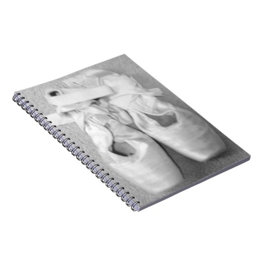 Dancer Gift Ballet Slippers Notitieboek (Rechterzijde)