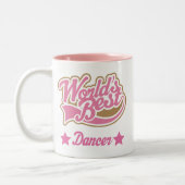 Dancer Gift (beste werelden) Tweekleurige Koffiemok (Links)