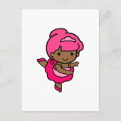 Dancer Girl Briefkaart (Voorkant)