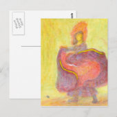 Dancer in Chinees kostuum, Briefkaart (Voorkant / Achterkant)