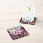 Dancer, in de  balletkunst, door Edgar Degas Bier Onderzetter (Rechterzijde)