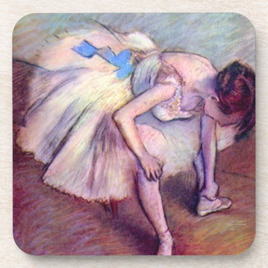 Dancer, in de  balletkunst, door Edgar Degas Bier Onderzetter (Voorkant)