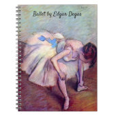 Dancer, in de  balletkunst, door Edgar Degas Notitieboek (Voorkant)