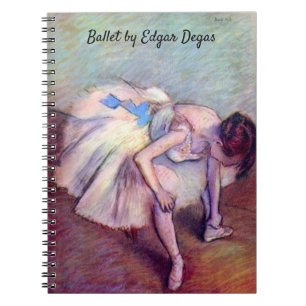 Dancer, in de  balletkunst, door Edgar Degas Notitieboek