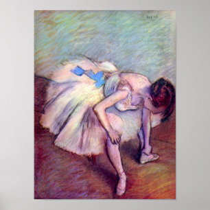 Dancer, in de  balletkunst, door Edgar Degas Poster