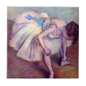 Dancer, in de  balletkunst, door Edgar Degas Tegeltje (Voorkant)