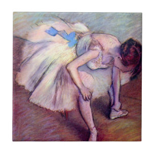 Dancer, in de balletkunst, door Edgar Degas Tegeltje