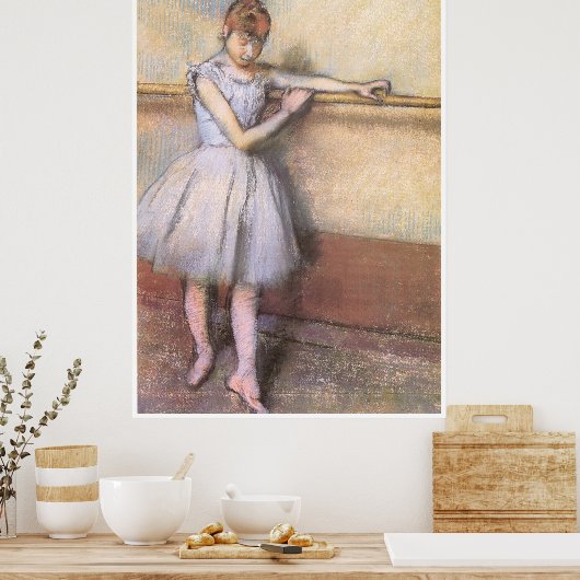 Dancer in de bar, c. 1880, Edgar Degas Poster (Keuken)