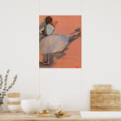 Dancer in de bar door Edgar Degas,  ballet Poster (Keuken)